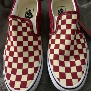 Vans Red Checkered